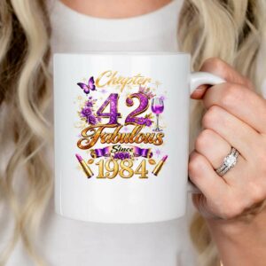 Chapter 42 Fabulous Since 1984 42nd Birthday Mug
