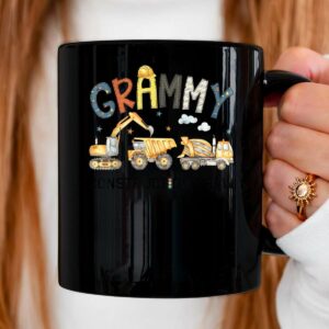 Grammy Construction Crew Excavator Birthday Boy Party Mug