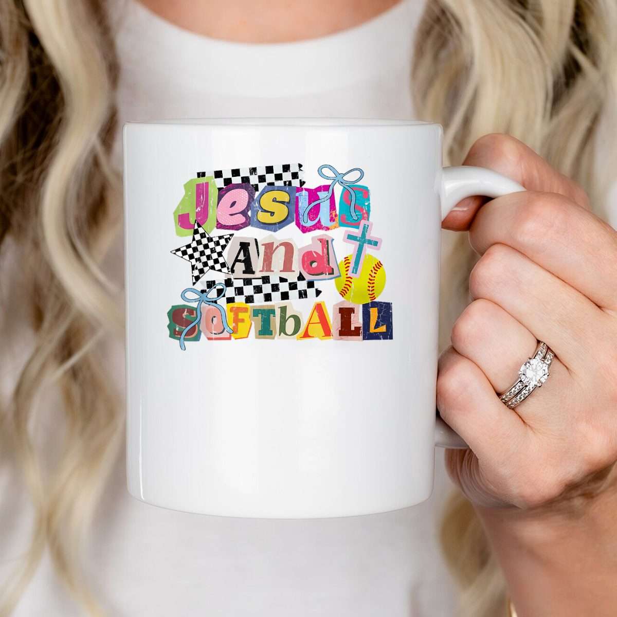 Jesus and Softball, Run The Bases Set Before You Mug